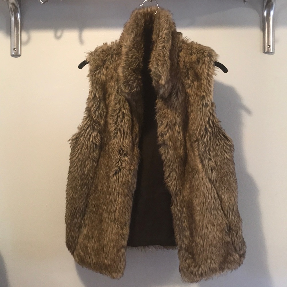 Zara Faux Fur Vest